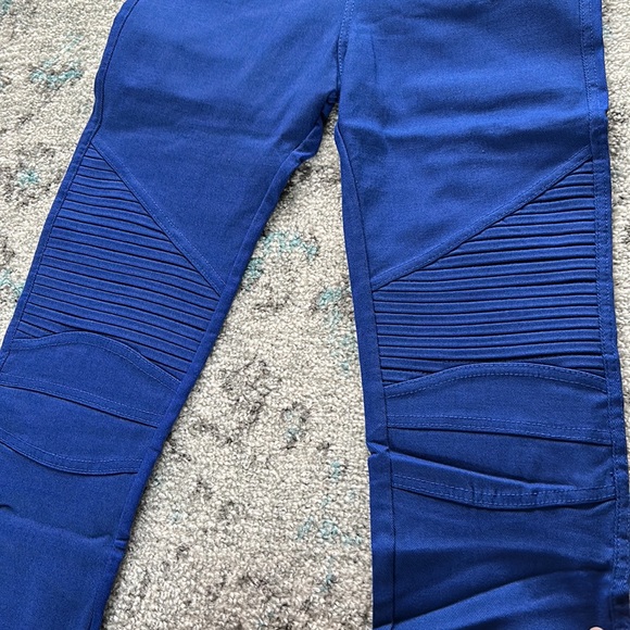 Blue moto jeggings NWT - Picture 4 of 6